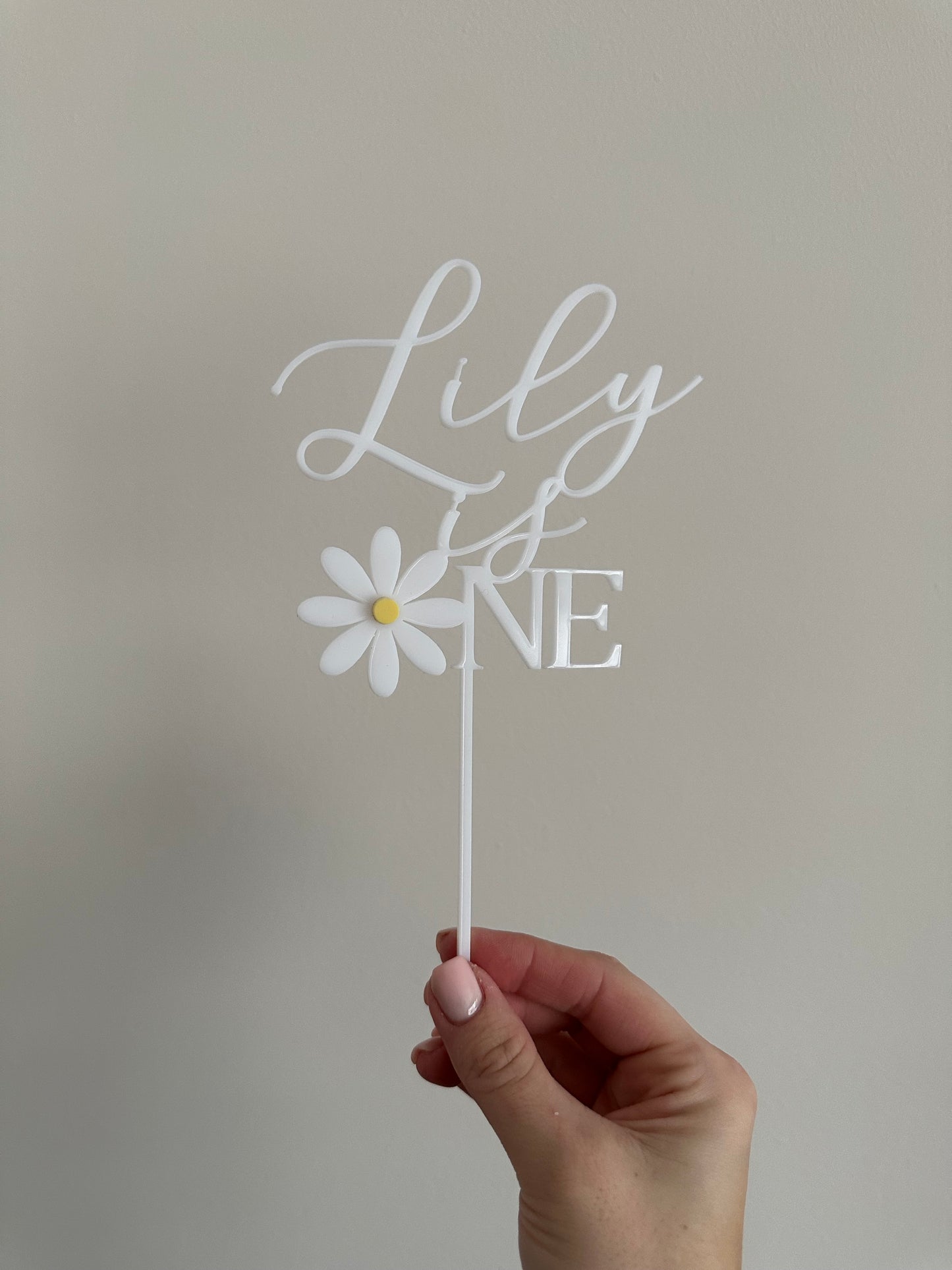 1st birthday daisy topper