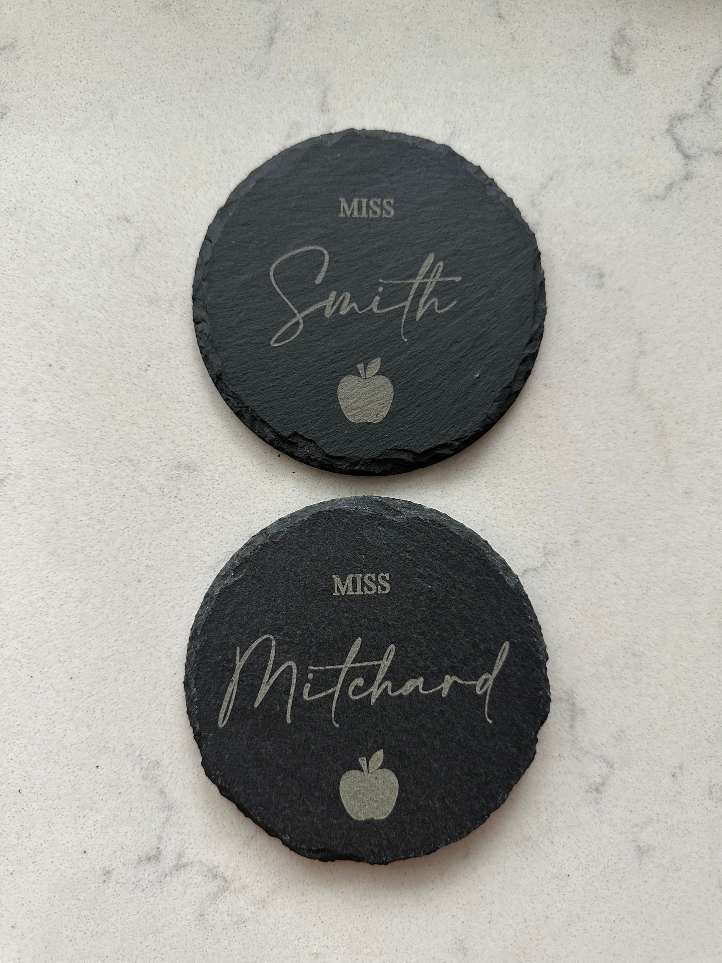 Slate coasters