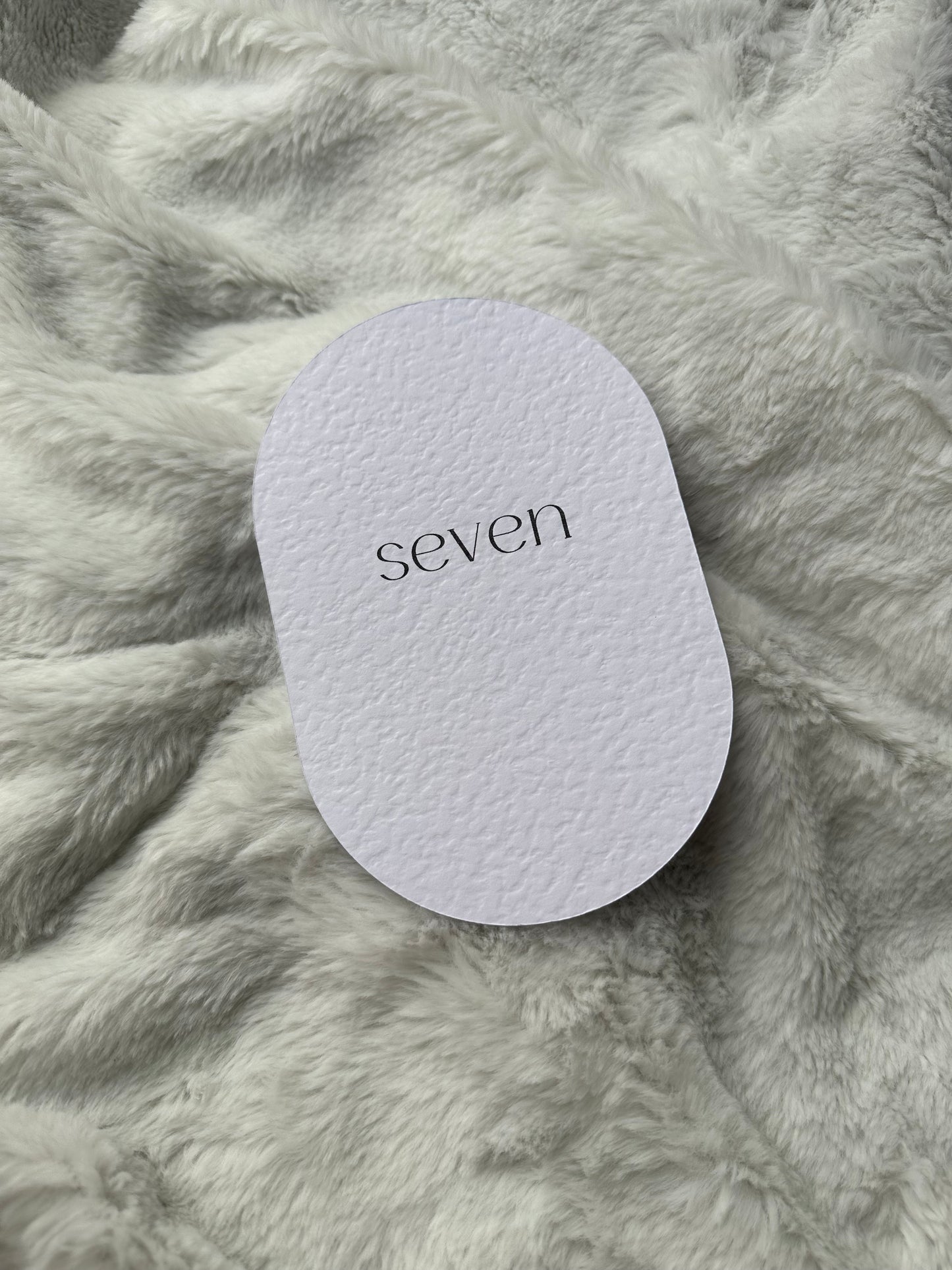 Oval card table numbers