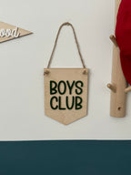 Mini wooden pennants