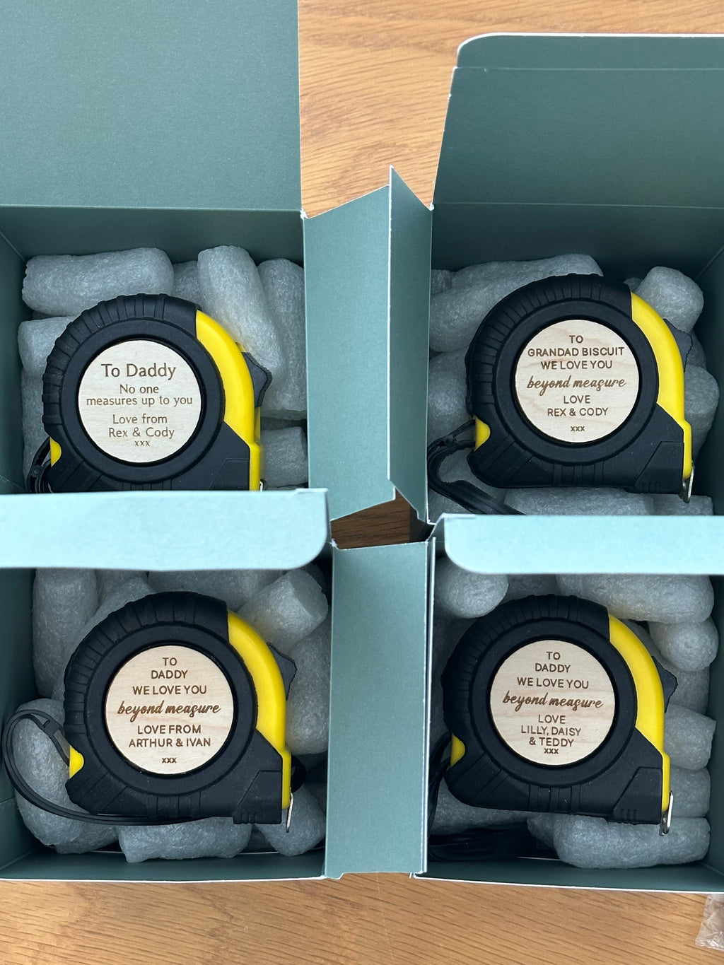 Personalised tape measure