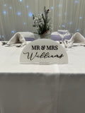 Sweetheart table sign