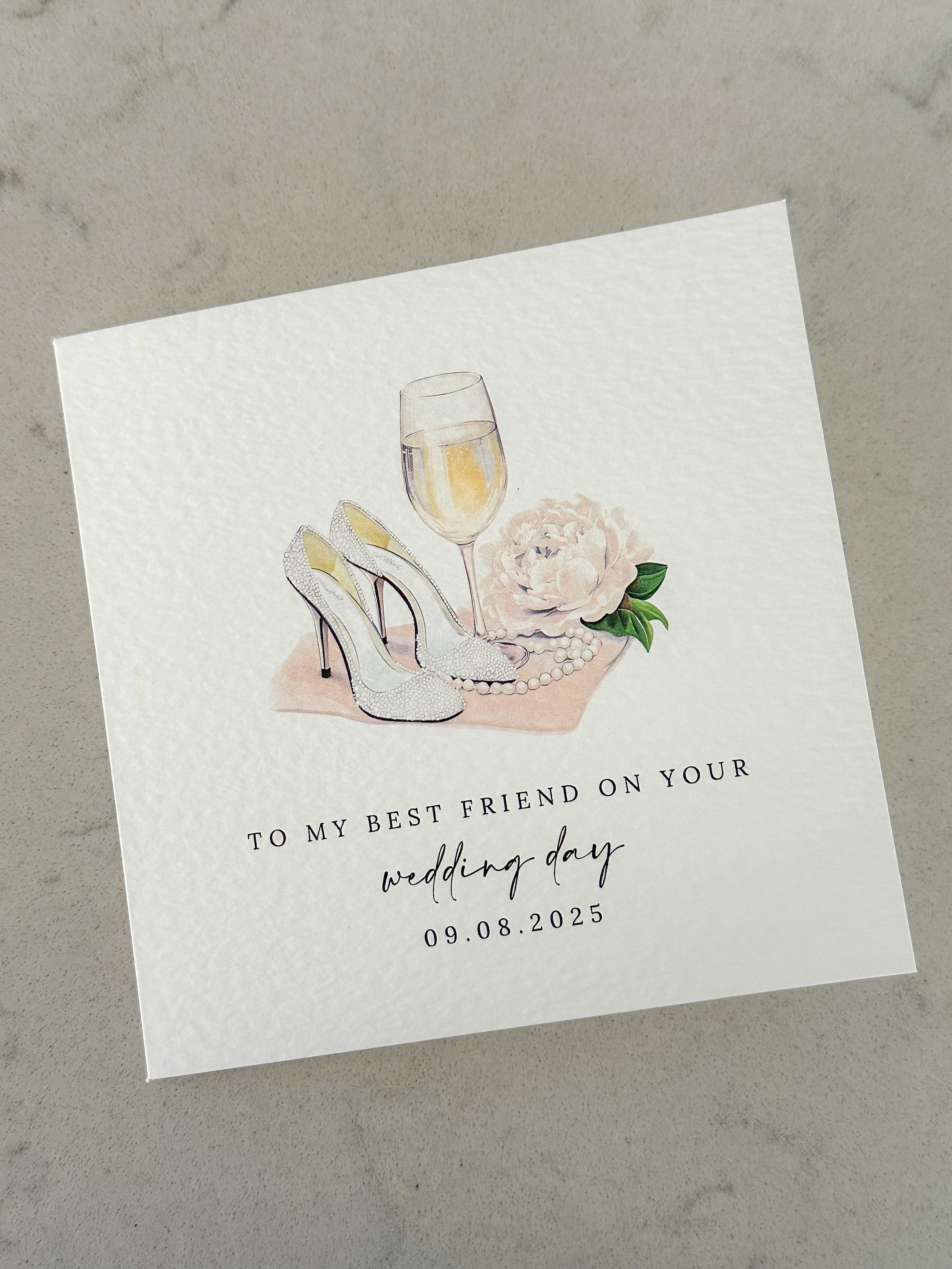 Wedding day card