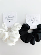 Bridal party scrunchies