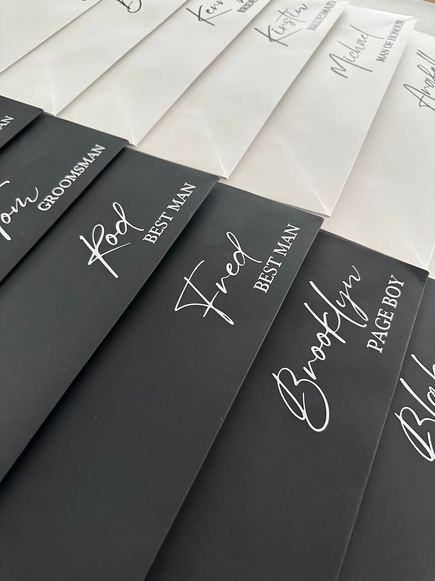 Large rope handle bags