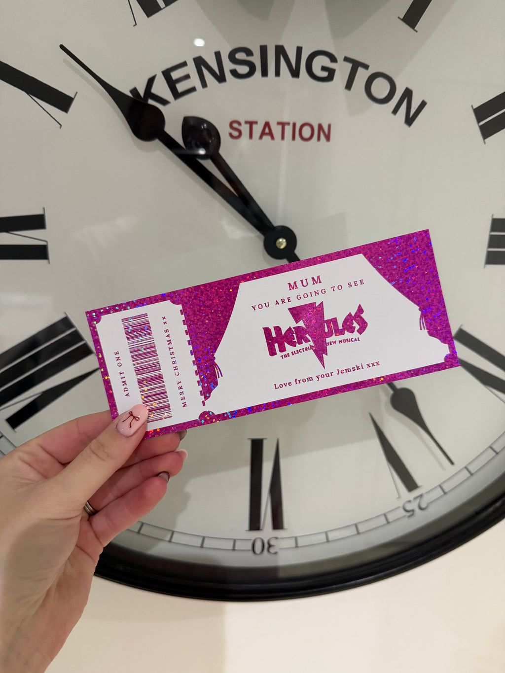 Musical foil tickets