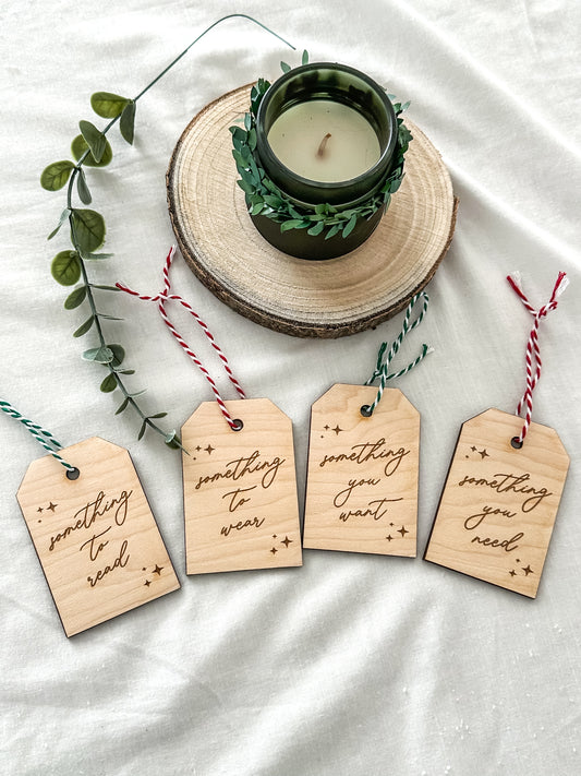 Mindful gifting tags