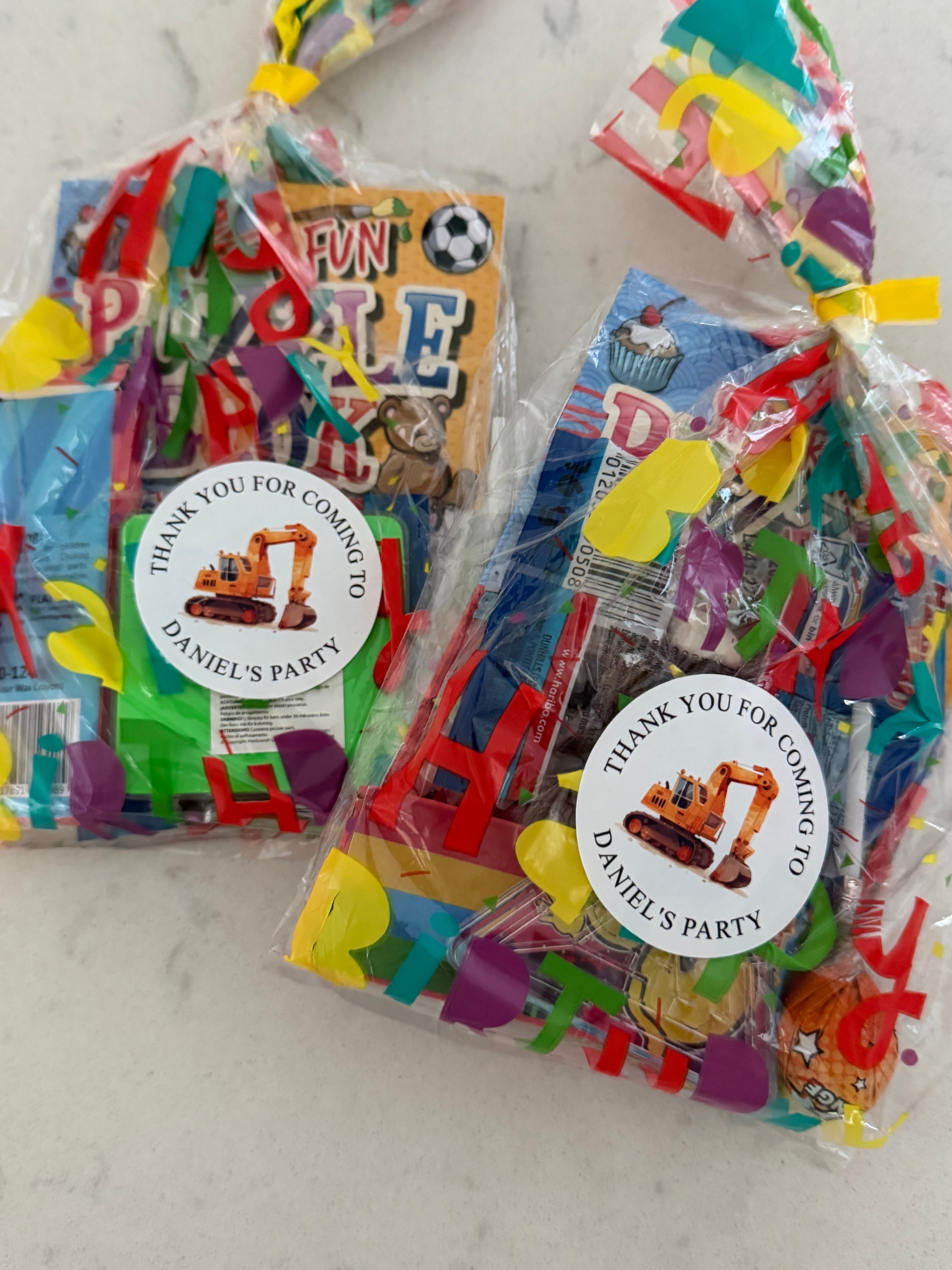 Construction stickers