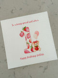 Berry first birthday card