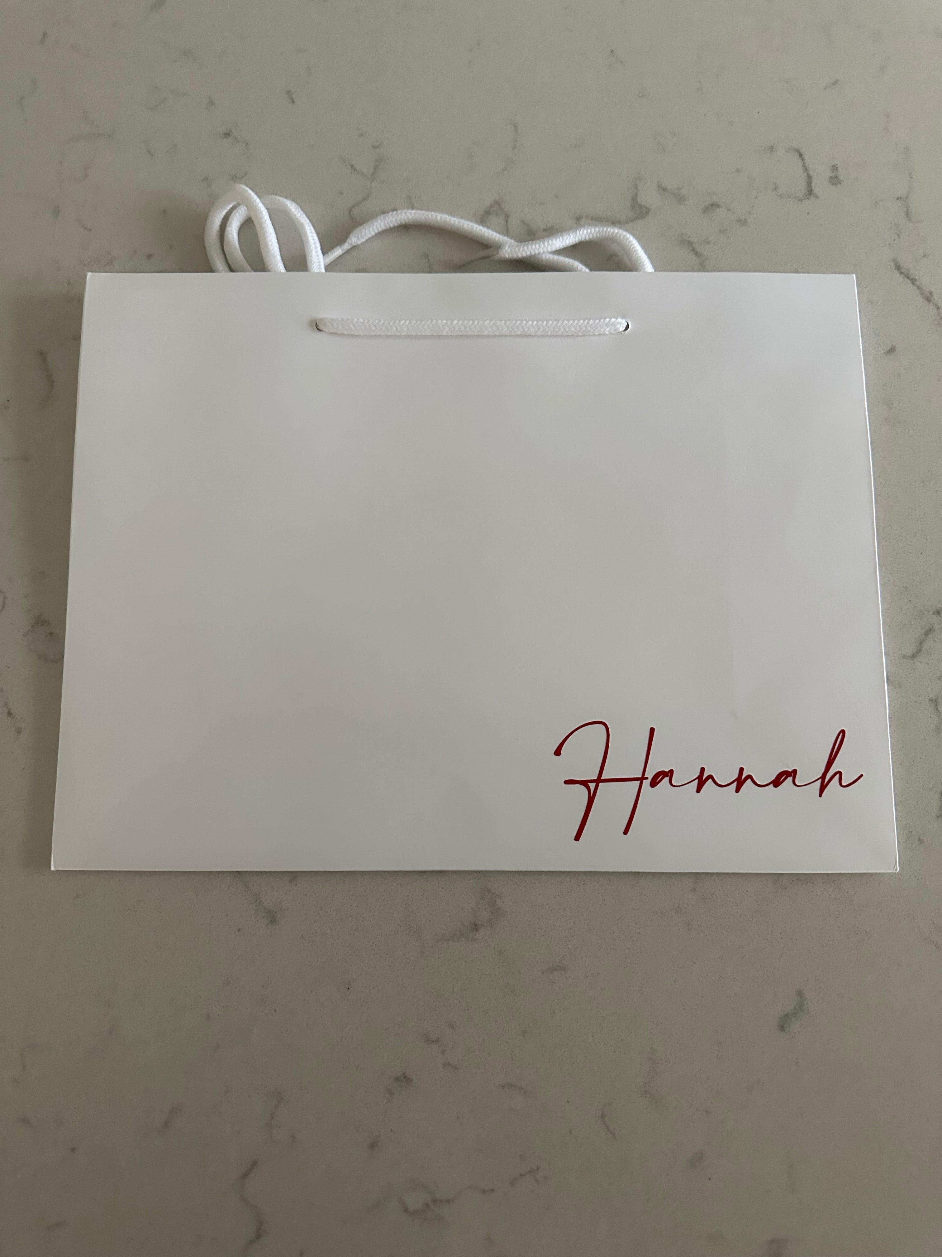 Large rope handle bags