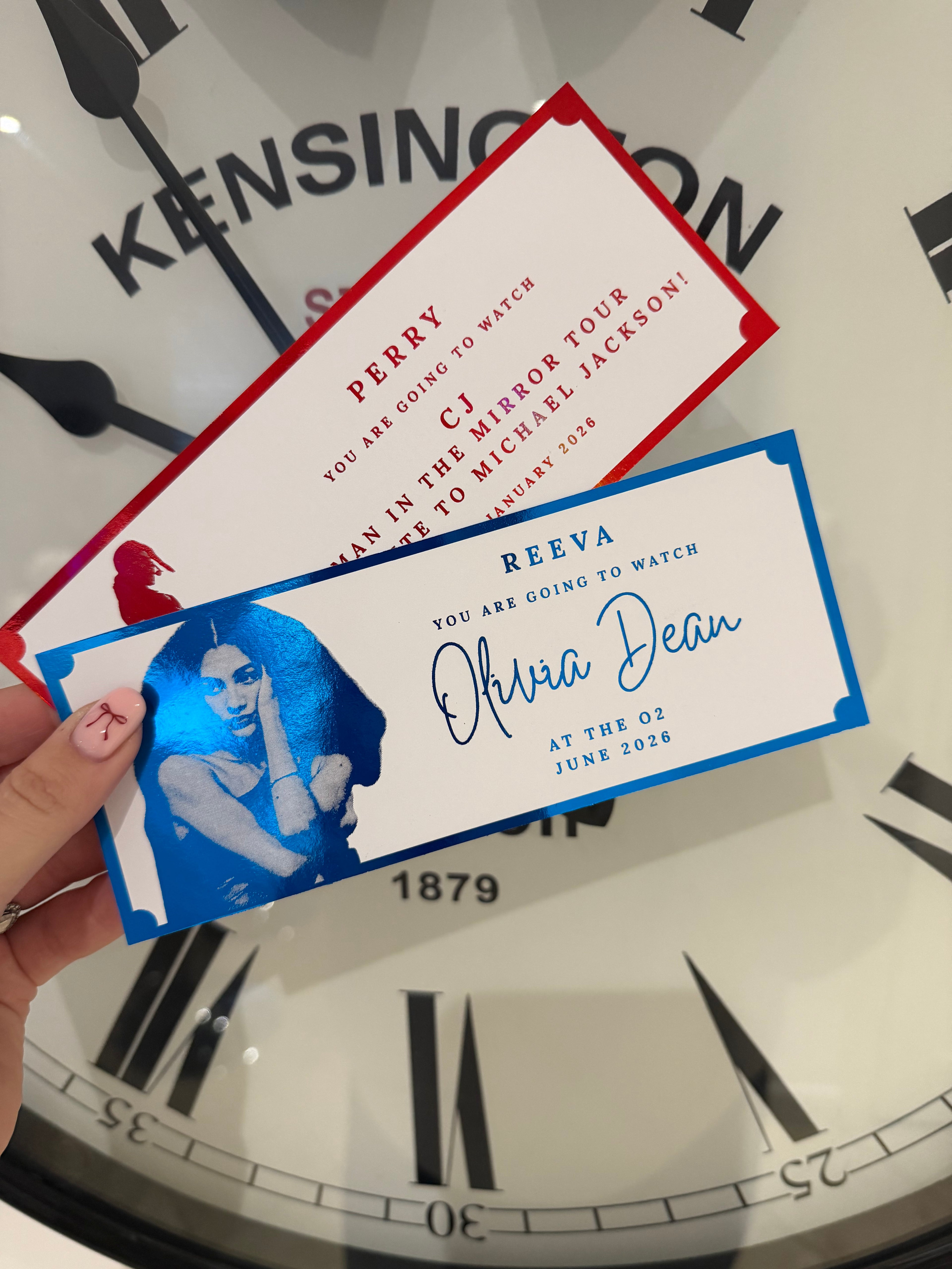 Event/concert tickets