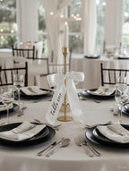 Table number bows