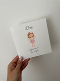Flower girl card