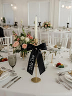 Table number bows