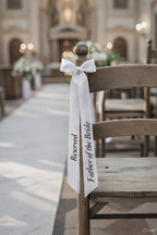 Reserved chair bows